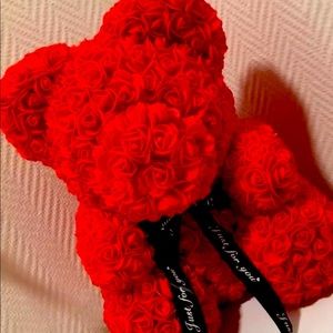 Red Rose bear gift (Large Teddy 40cm) PrettyBEARZ